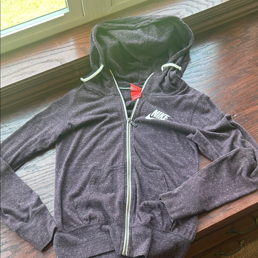 Nike Purple Zip-Up Hoodie